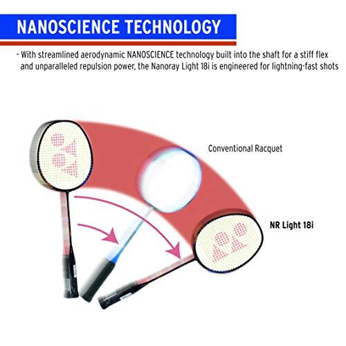 YONEX YONEX Nanoray Light 18i Graphite Badminton Racquet (Black)