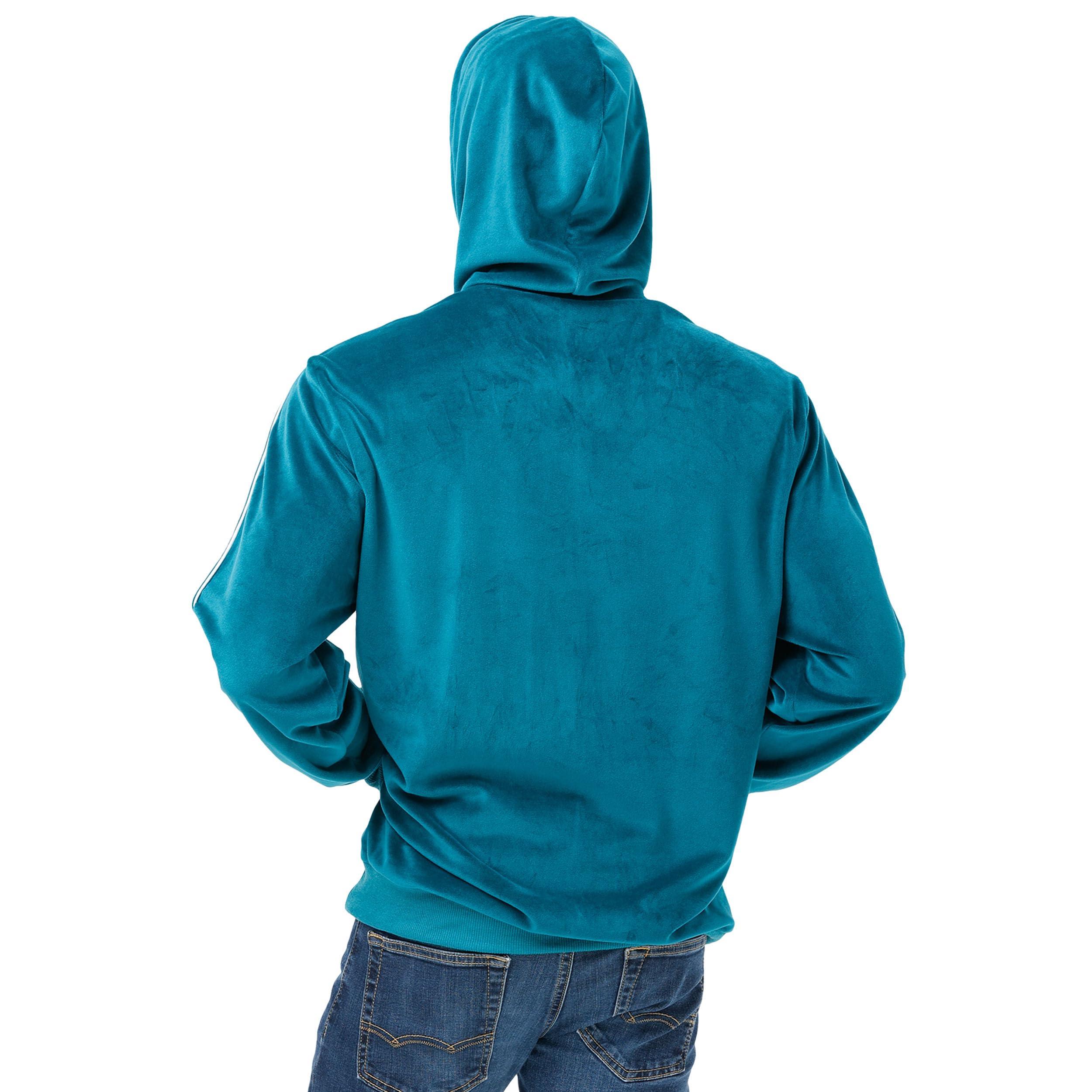 FOCO FOCO Men\'s Standard NFL Logo Tracksuit Soft Velour Sweatsuit Hooded Sweatshirt, Team Color