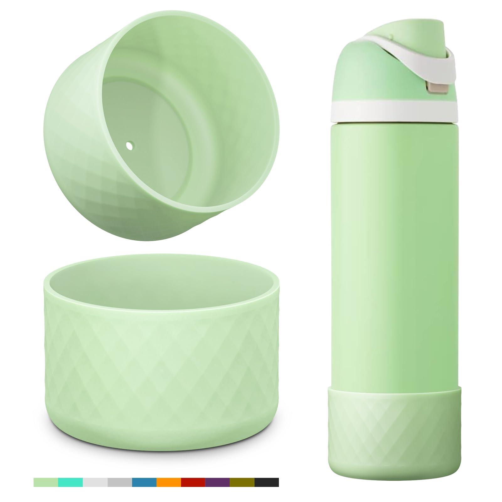 YOUCOX YOUCOX Silicone Boot for Owala Water Bottle 24 oz, 2PCS Anti-Slip Protective Sleeve for FreeSip/Twist/Flip Water Bottles, BPA Free, Dishwasher Safe, Bottom Bumper Cover Cup Accessories