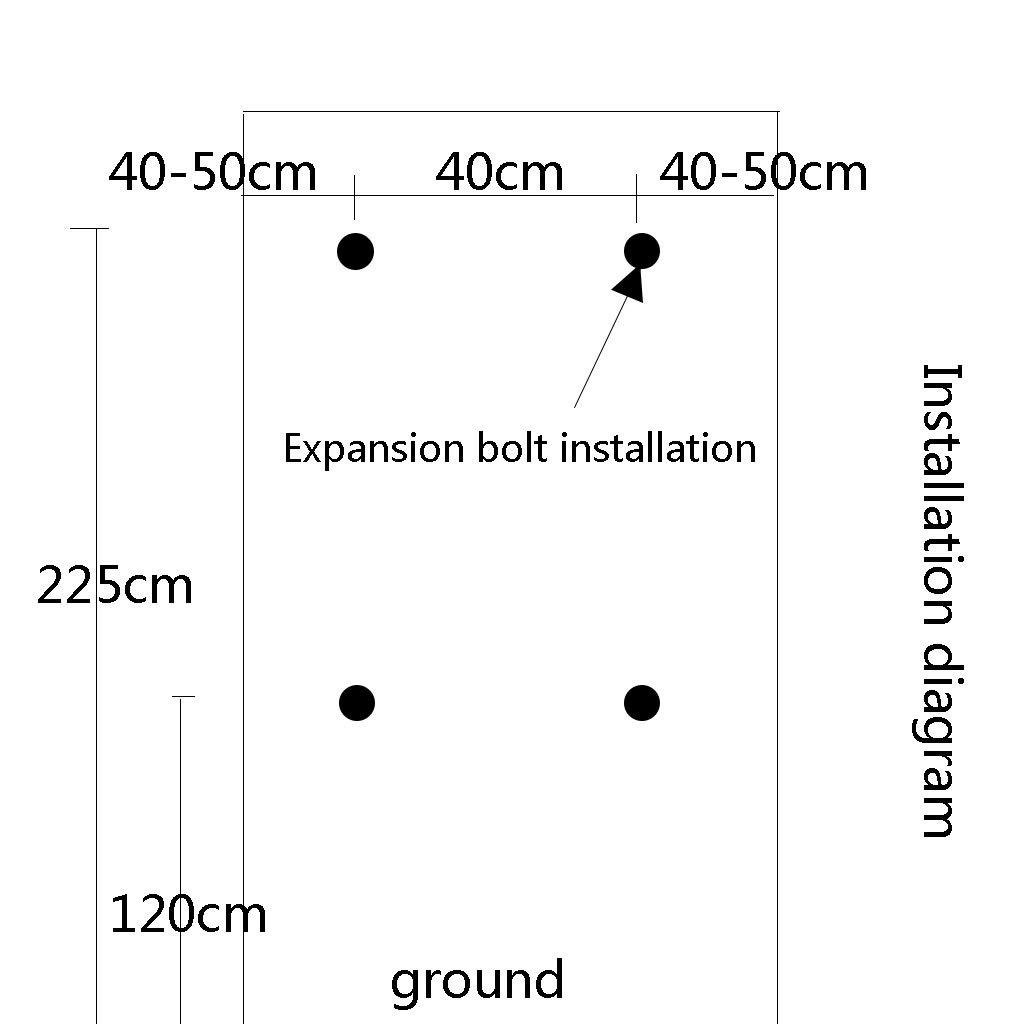 DLT Iyengar Yoga Wall Ropes Sling Kit, Included 16mm Diameter White Cotton RopeX4, Stainless Steel Lifting Eyebolts, Brown Linen Cylinder CoverX4, Ideal For Inversion Exercises ( Size : Expansion boltX4 )