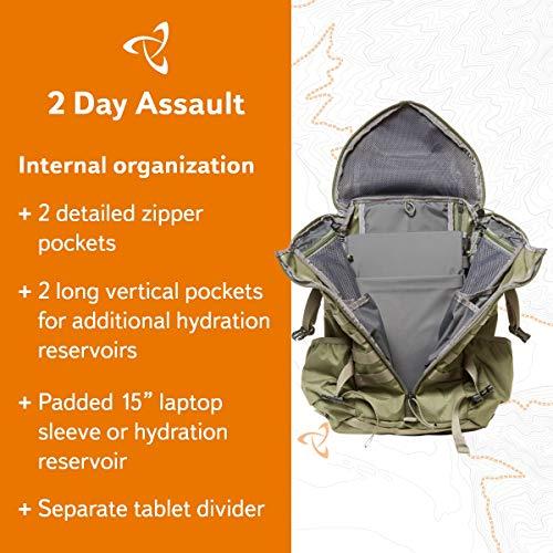 Mystery Ranch Mystery Ranch 2 Day Backpack - Tactical Daypack Molle Hiking Packs, Foliage, SM/MD