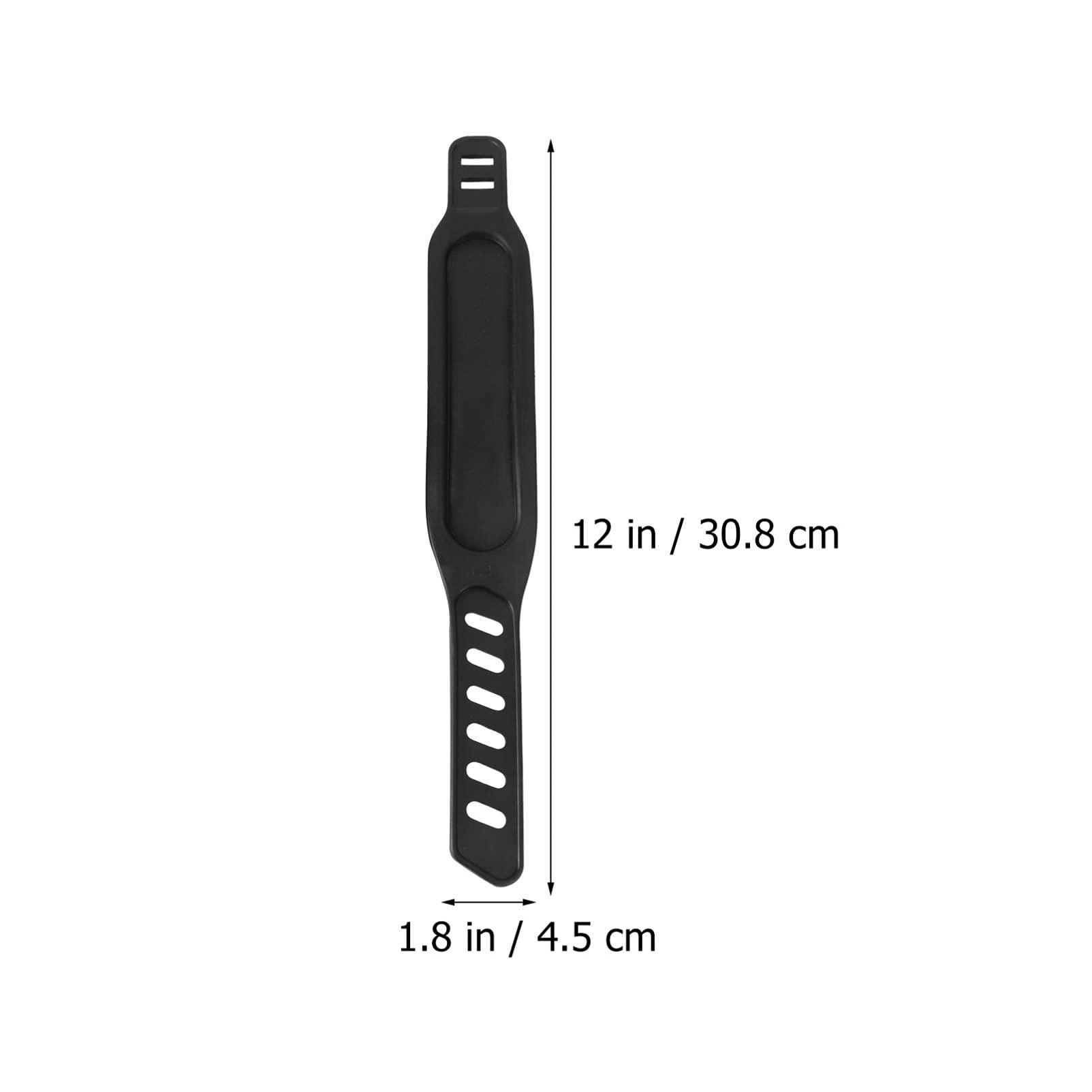 LIOOBO LIOOBO Bike Pedal Straps Universal Fit 4 Pcs Plastic Exercise Bike Toe Straps for Home Gym Dynamic Training Pedals No Scratch on Shoes