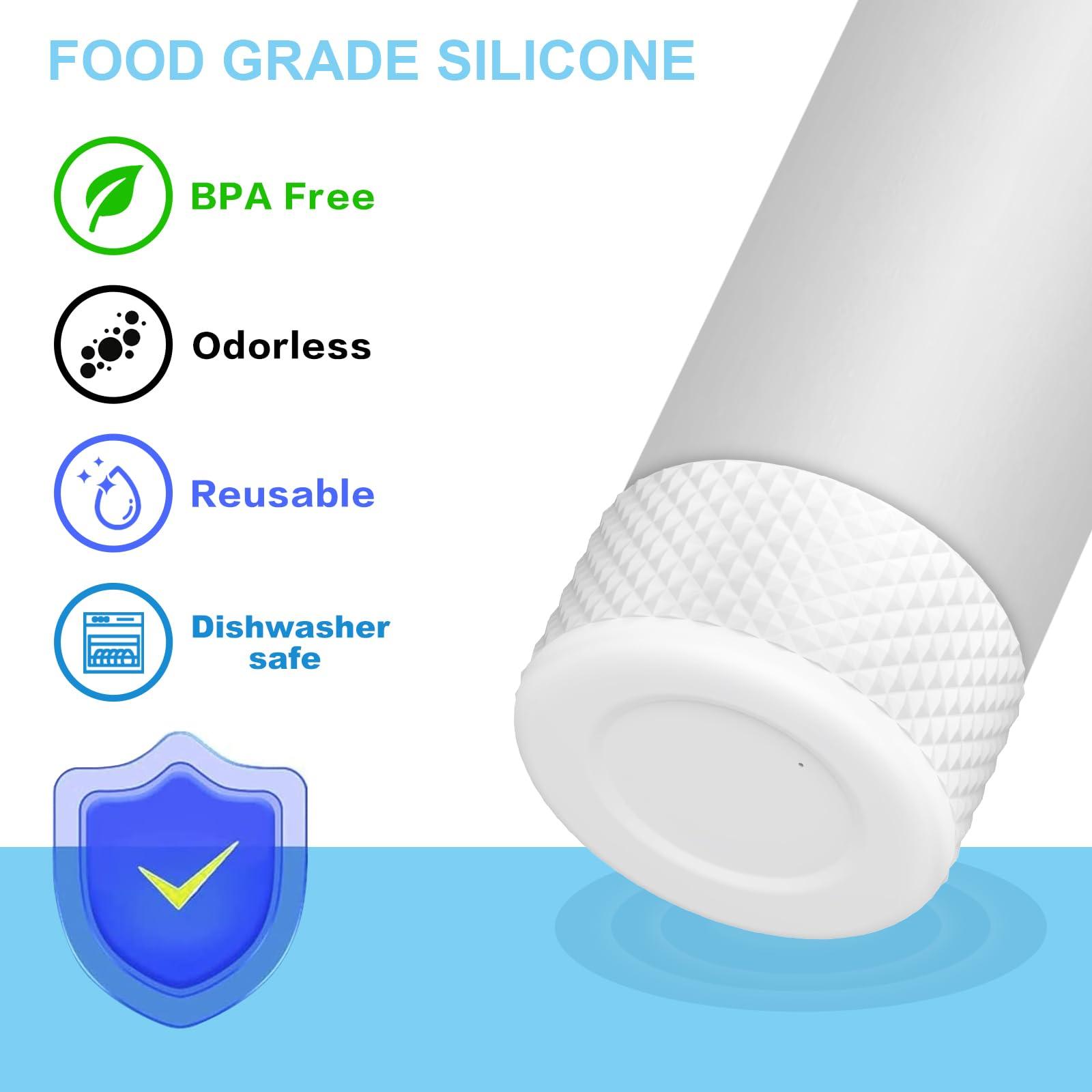 yoelike yoelike Silicone Water Bottle Boot for Owala 32 oz, 2PCS Anti-Slip Protective Sleeve for FreeSip/Twist/Flip, Watter Bottle Accessories, Bottom Bumper Cover, Dishwasher Safe, BPA Free