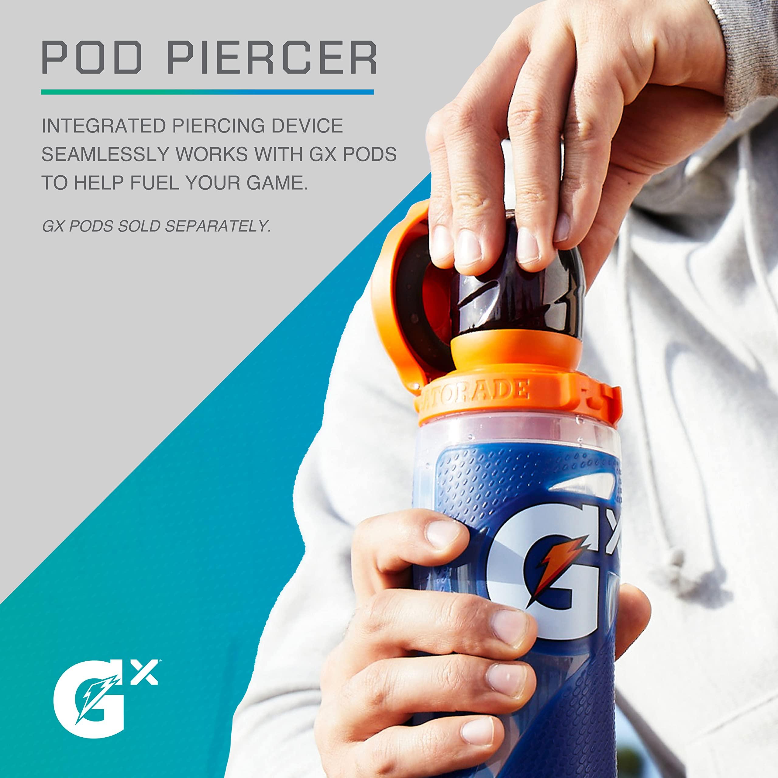 Gatorade Gatorade Gx Plastic Squeeze Bottle, White, 30oz