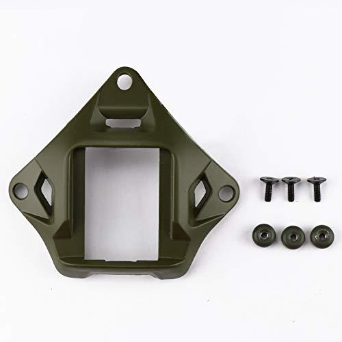AOUTACC AOUTACC Tactical Helmet NVG Mount Shroud Steel Sports Camera Bracket Base for ACH MICH OPS-Core Fast Helmet (OD)