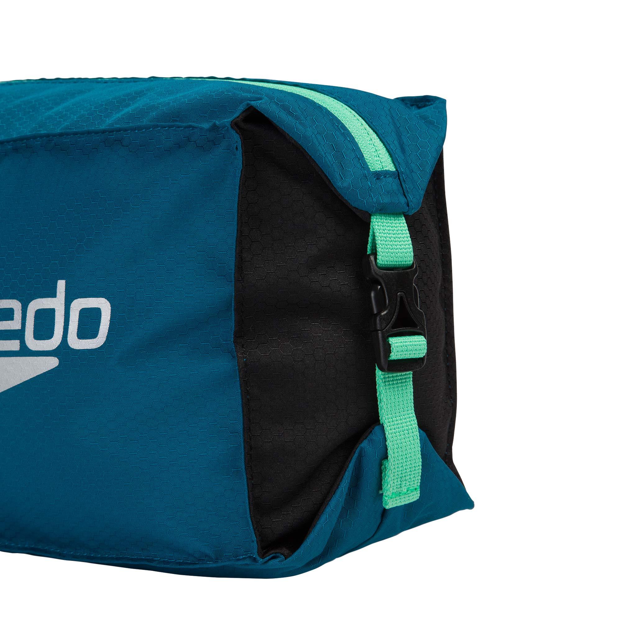 Speedo Speedo Unisex Pool Side Bag | Poolside | Gym, Nordic Teal/Black/Green Glow, One Size