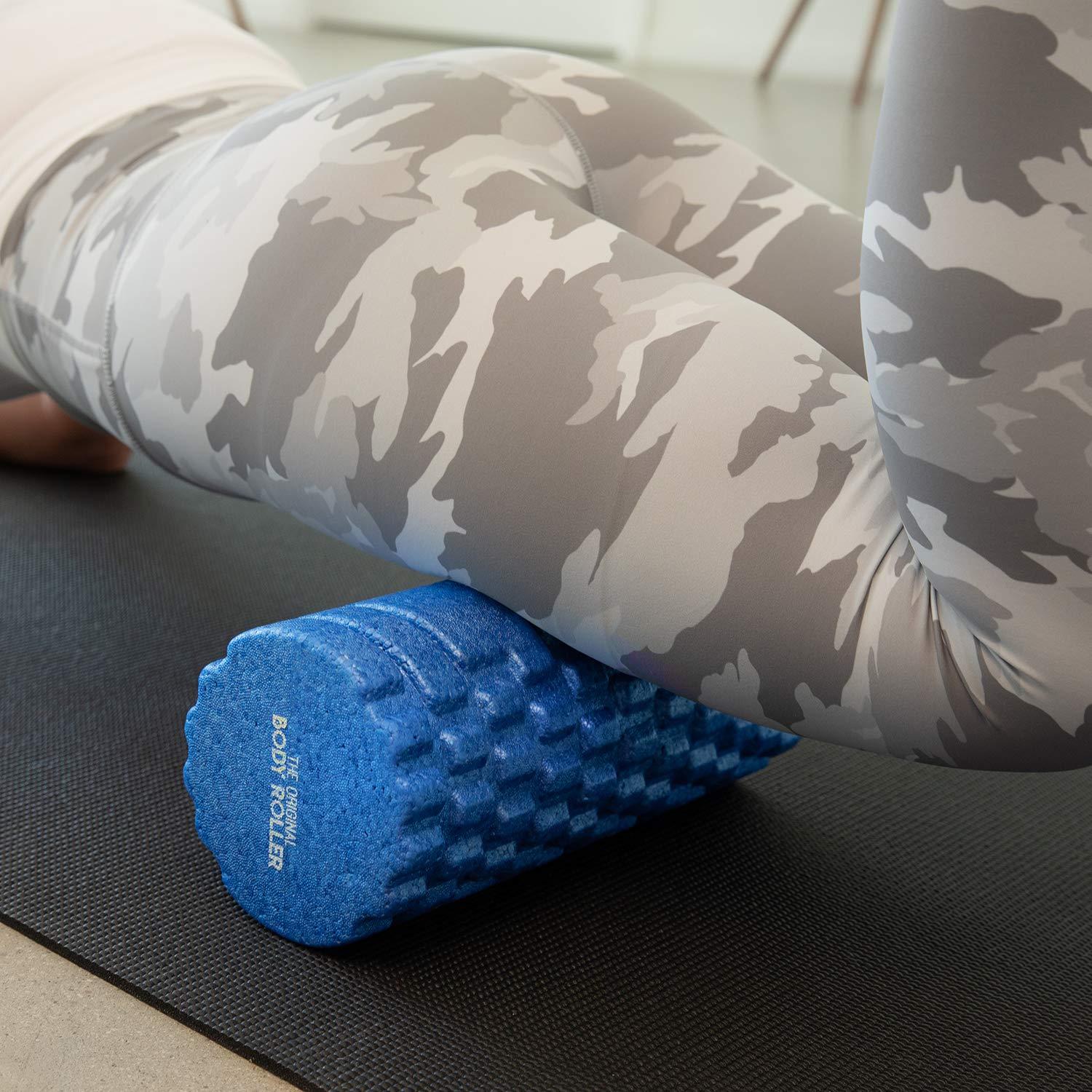 The Original Body Roller The Original Body Roller - High Density Foam Roller Massager for Deep Tissue Massage of The Back and Leg Muscles - Self Myofascial Release of Painful Trigger Point Muscle Adhesions - 13\" Blue