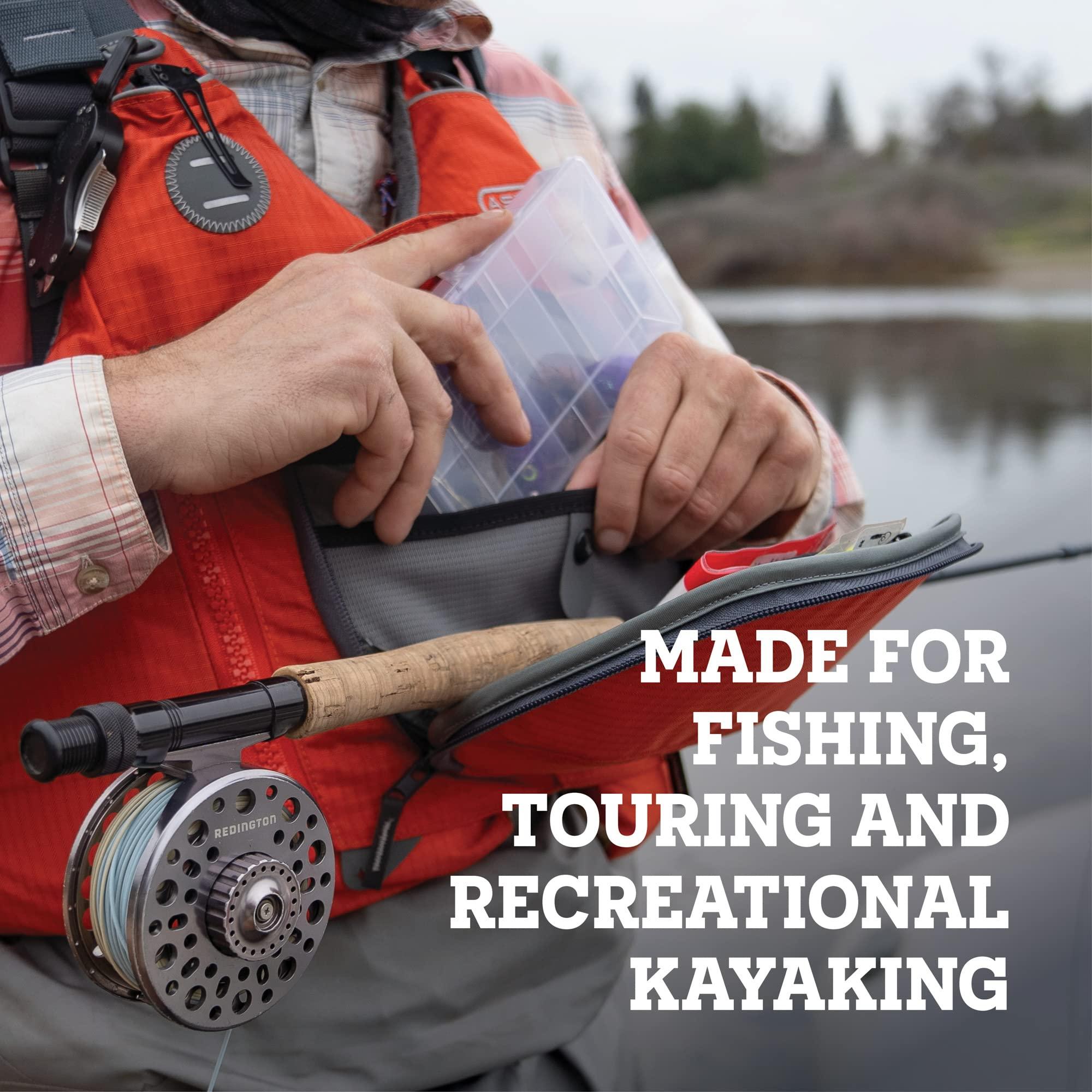 Astral Astral, Sturgeon Life Jacket PFD for Kayak Fishing, Recreation and Touring, Pebble Gray, S/M
