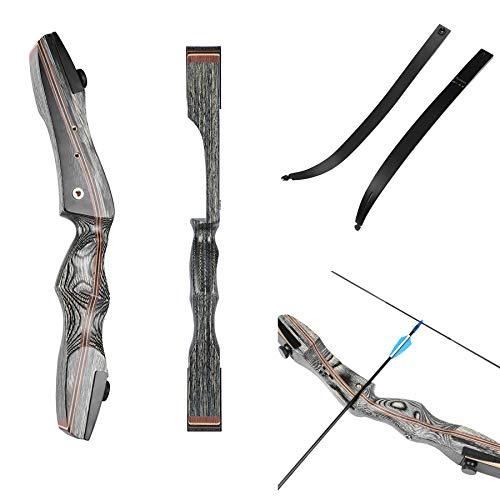OEELINE OEELINE Airobow Recurve Bow and Arrow Set,Takedown Archery Bow 62 inch Hunting Bow Right Hand Draw Weights in 25-55 lbs,35lbs