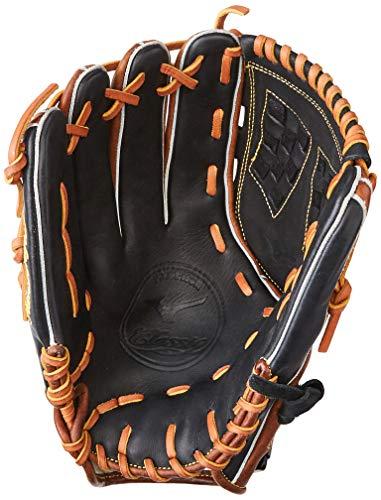 Mizuno Mizuno Classic Fast Pitch Series GCF1250F2 Infield/Outfield/Pitcher Model Gloves, Black/Brown
