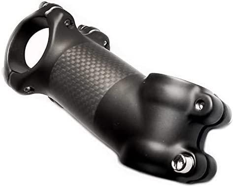 ZECHAO ZECHAO 31.8mm Ultralight Carbon Bike Stem,6/17 Degree Mountain Road Moutain Aluminum Alloy 60/70/80/90/100/110/120/130mm Bike Stem Bike Stem (Color : 17 Degrees, Size : 100mm)
