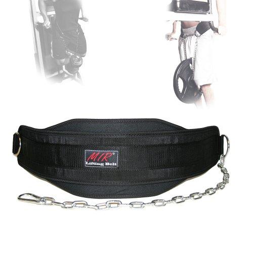 miR miR Weighted Vest Lifting Dip Belt with Chain