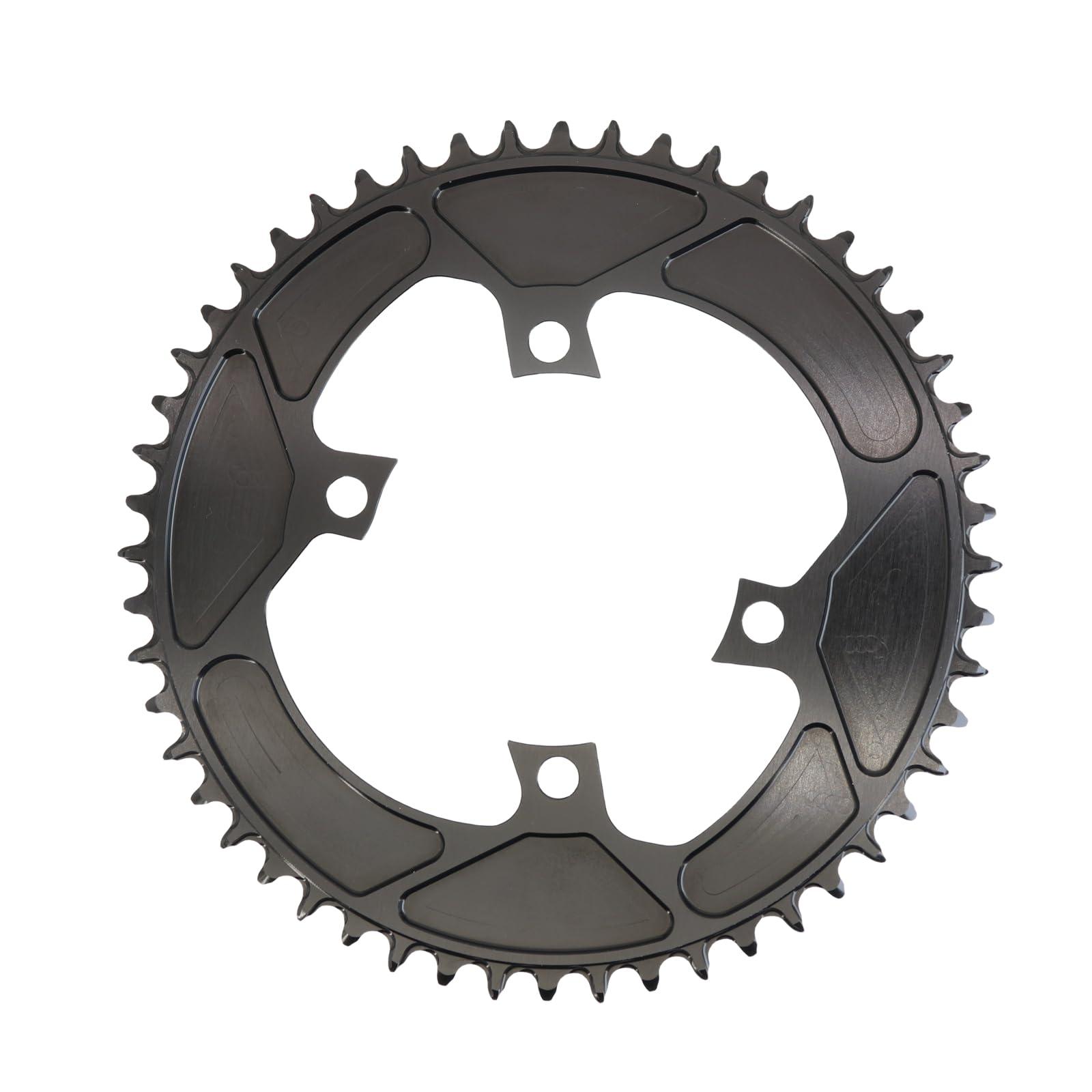 DJC Components DJC Stone Round Chainring 107BCD for Sram Rival Crankset 107 Bcd Road Bike 34 36 40 42 44 46 48 50 52 54 56 58 60T AXS Flattop