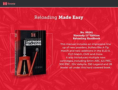 Oeream Hornady Reloading Manual - 11th Edition Handbook of Cartridge Reloading (2021), Features 1,000 Pages of Reloading Data, Techniques and Bullet Information - All Skill Levels, Hard Cover