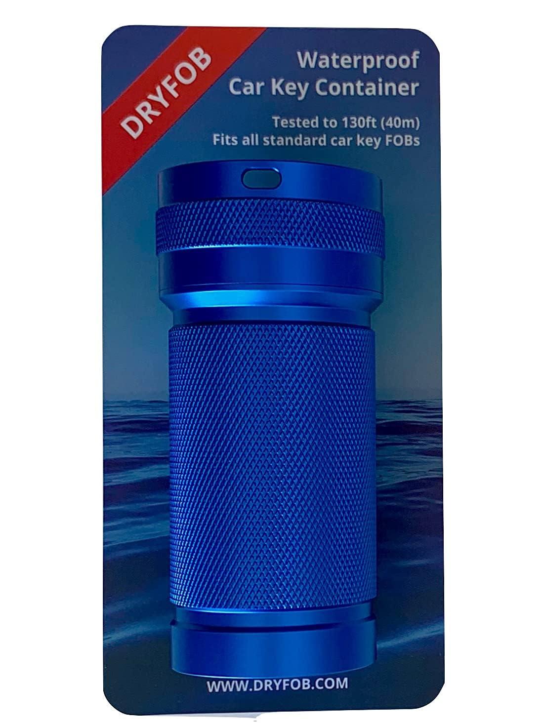 DRYFOB DRYFOB Waterproof Car Key Container, Case, Holder - for Scuba Diving and Watersports. Rugged Aluminum. Rated to 330ft(100m)