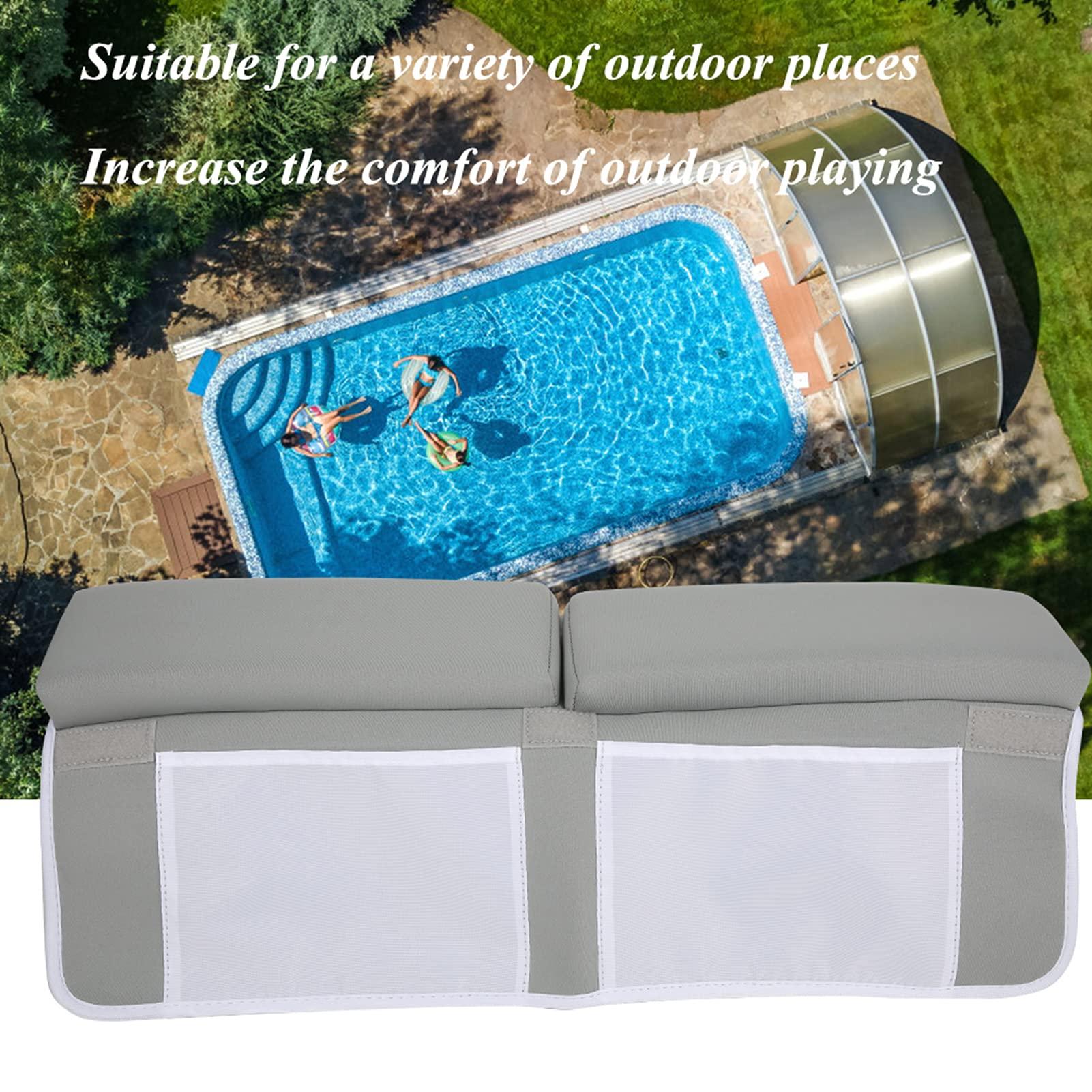 Miskall Bath kneeling pad, Bath Kneeler with Elbow Rest Pad Set, with Toy Organizer, 1.5inThick, for Elbow,Knee and Arm Support Bathtub Kneeling Pad Set, Quick Drying