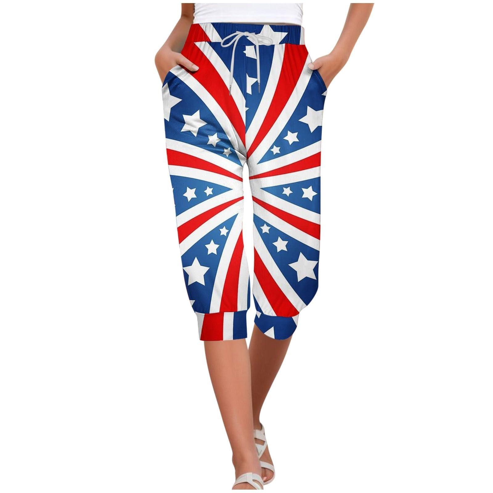 NineFit Basics Capri Yoga Pants for Women 2024 Trendy Summer Casual Track Cuff Sweatpants Comfy Jogger for Workout Running Hiking