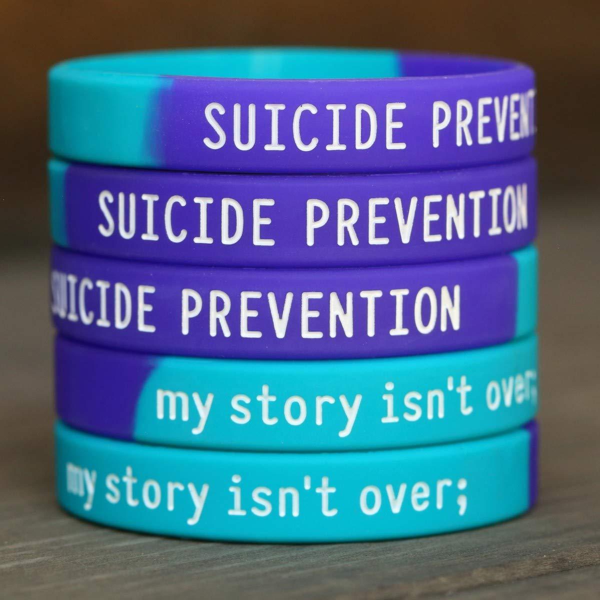 SayitBands SayitBands Fifteen (15) Suicide Prevention Wristband Bracelets
