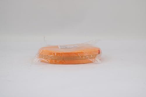 NewDoar NewDoar 1 Inch Nylon Webbing Strap/Tubular Climbing Webbing - Heavy Duty Strap for Rescue, Climbing, Harnesses, Rock Work, & Firefighting (Orange,5Yard)