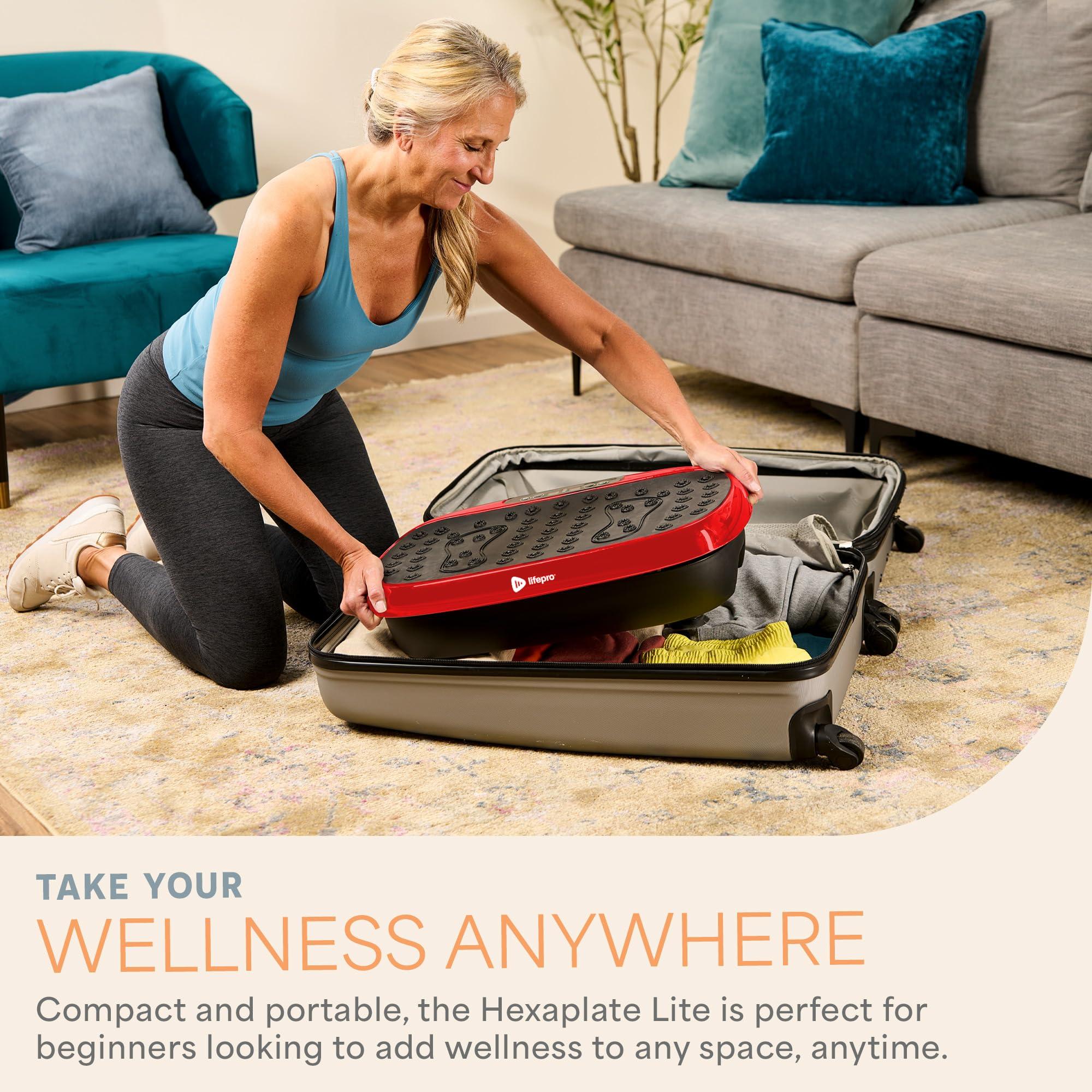 LifePro LifePro Vibration Plate Exercise Machine with Magnetic Acupoints - Full Body Vibration Platform for Beginners and Recovery - Ideal for Lymphatic Drainage Muscle Toning and Overall Fitness