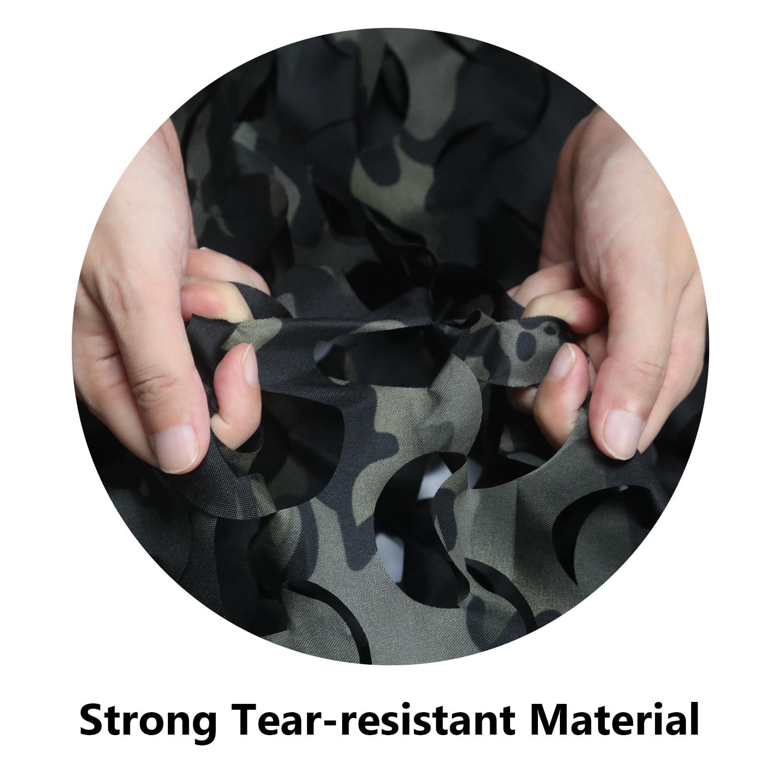 GRVCN GRVCN Camo Netting Camouflage Net, Bulk Roll Sunshade Mesh Nets for Hunting Blind Shooting Military Theme Party Decorations