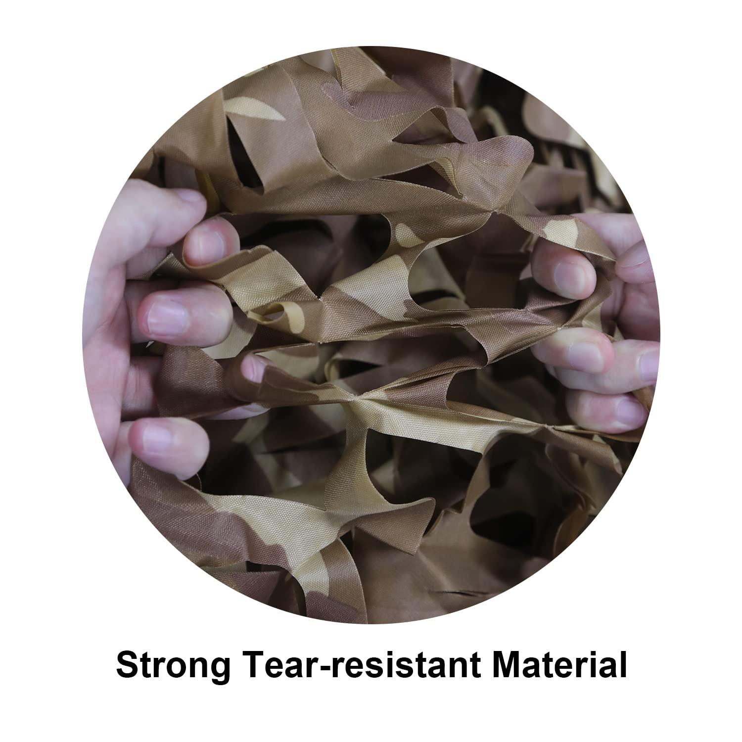 GRVCN GRVCN Camo Netting Camouflage Net, Bulk Roll Sunshade Mesh Nets for Hunting Blind Shooting Military Theme Party Decorations