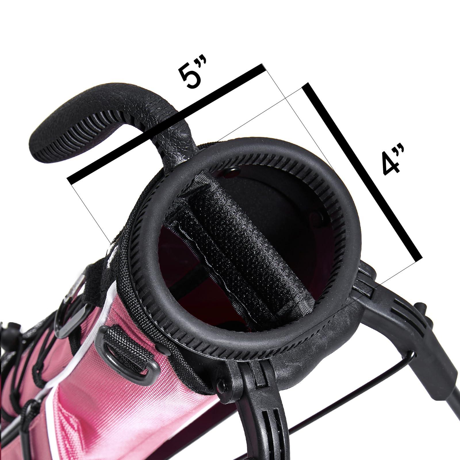 RUTHNISSI RUTHNISSI Golf Stand Bag, Lightweight Golf Easy Carry Bag with Padded StrapDurable Pitch n Putt Golf Bag, Practice Ranger Sunday Golf Bag for Men&Women