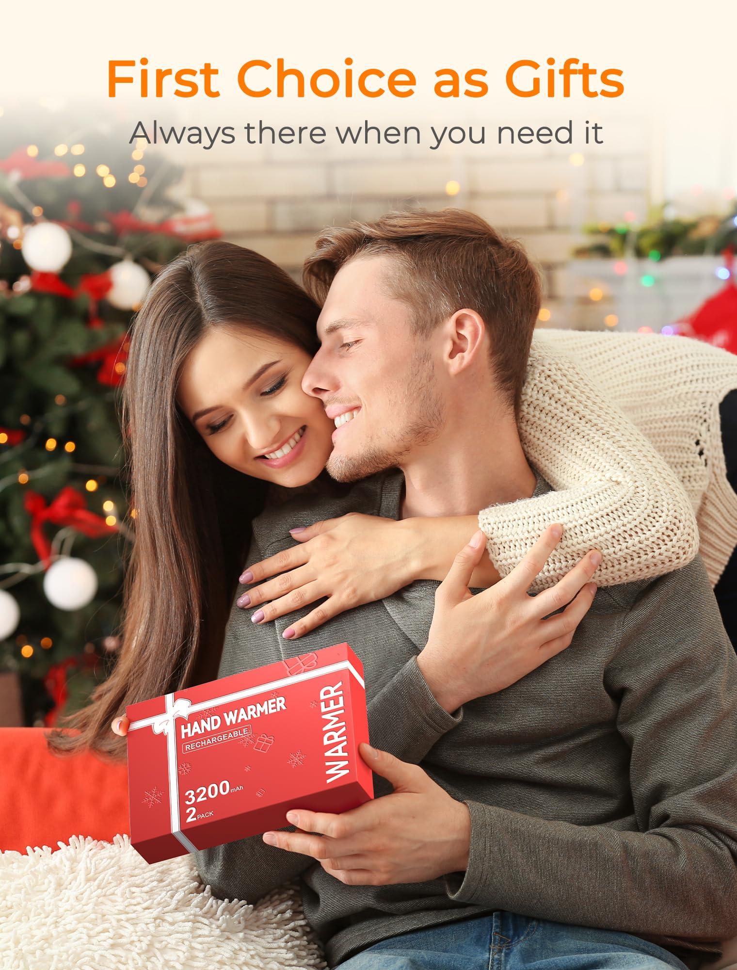 Jerritte Jerritte Electric Hand Warmers Rechargeable 1 Pack, Rechargeable Hand Warmer, 16 Hrs Portable Hand Warmer for Outdoor Camping Hunting Golf Accessories, Gifts for Women Men