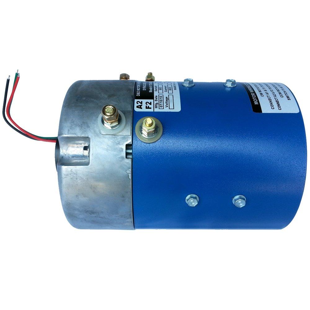 D&D Motor Systems EZ GO or Yamaha Regen 36V Golf Car Motor - 16 mph at 36 V - 8.8 HP + 10% More Torque - Made in The USA : 170-501-0001