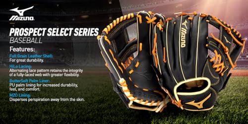 Mizuno Mizuno GPSL1201 Prospect Select Series Pitcher/Outfield Baseball Glove 12\", Tartan Web, Right Hand Throw