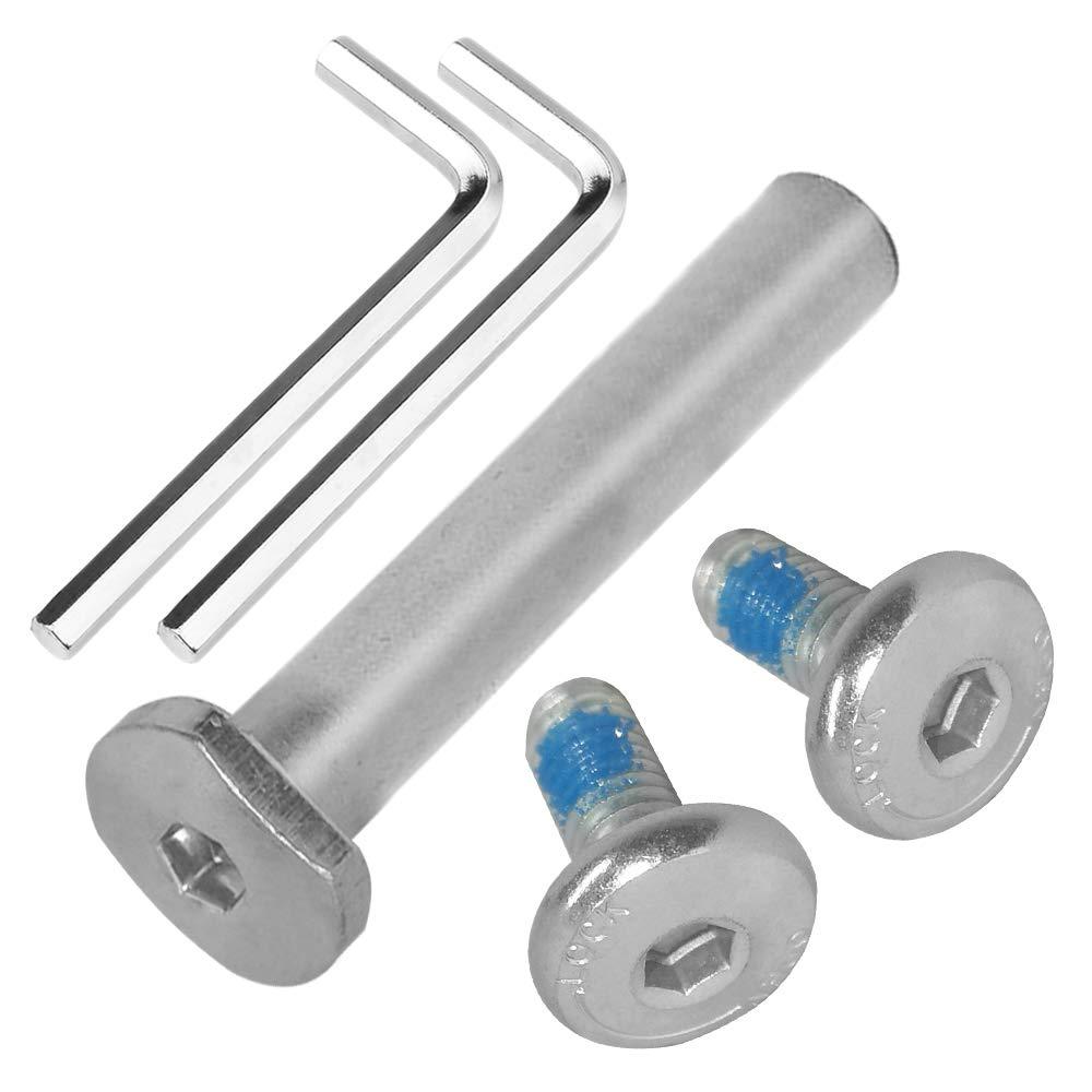 OTFAITP OTFAITP Hex Lock Male and Female Front Rear Kids Scooter Parts M8x54mm Screws for 2-3-4-Wheel Kick Scooters Axles Repair Tools (54 * 8mm)