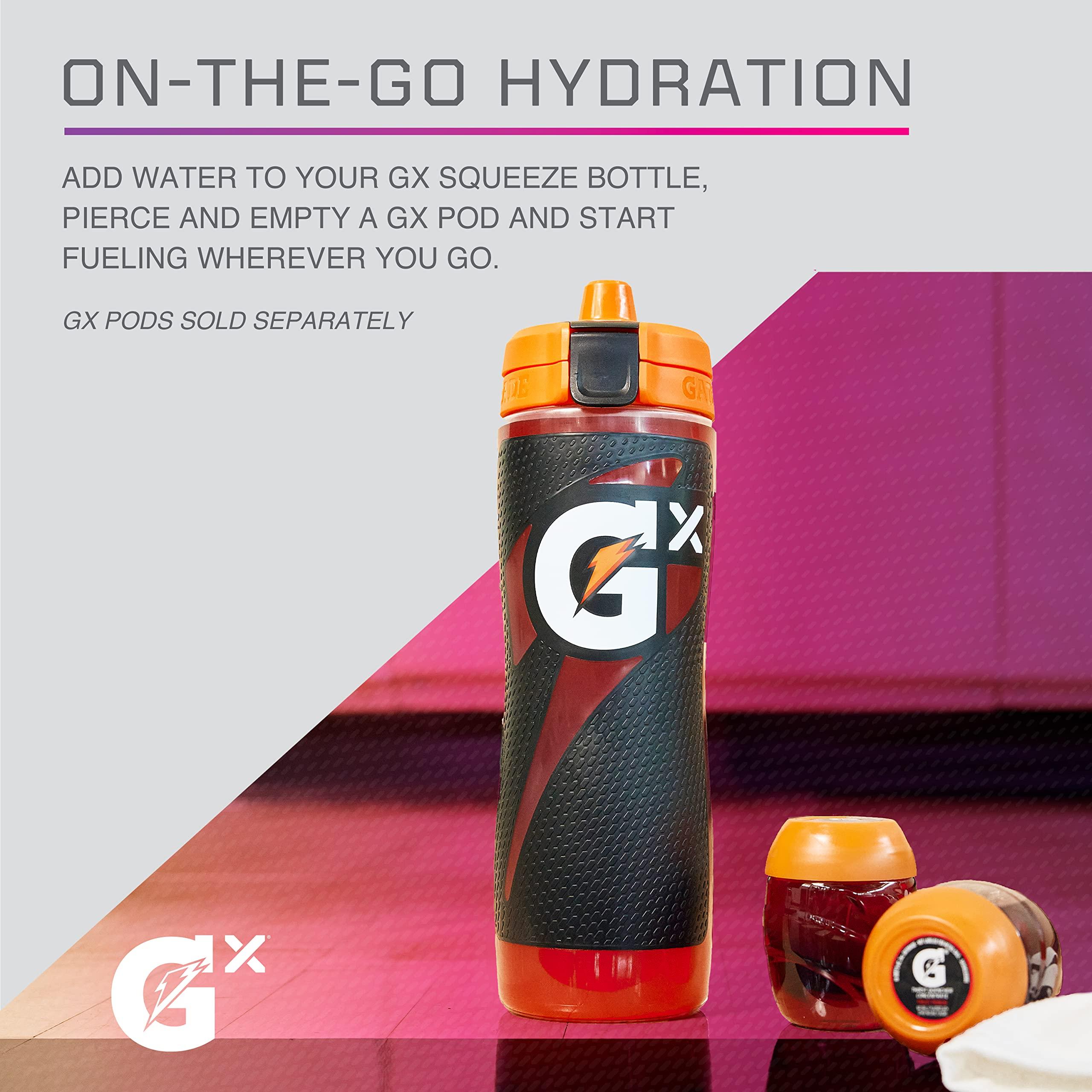 Gatorade Gatorade Gx Plastic Squeeze Bottle, White, 30oz