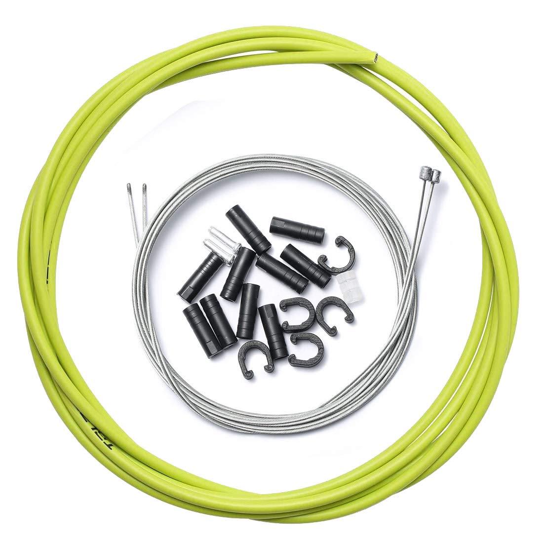 corki corki Cycles Universal Bicycle Shifter Cable Housing Set for Bike Derailleurs- Green