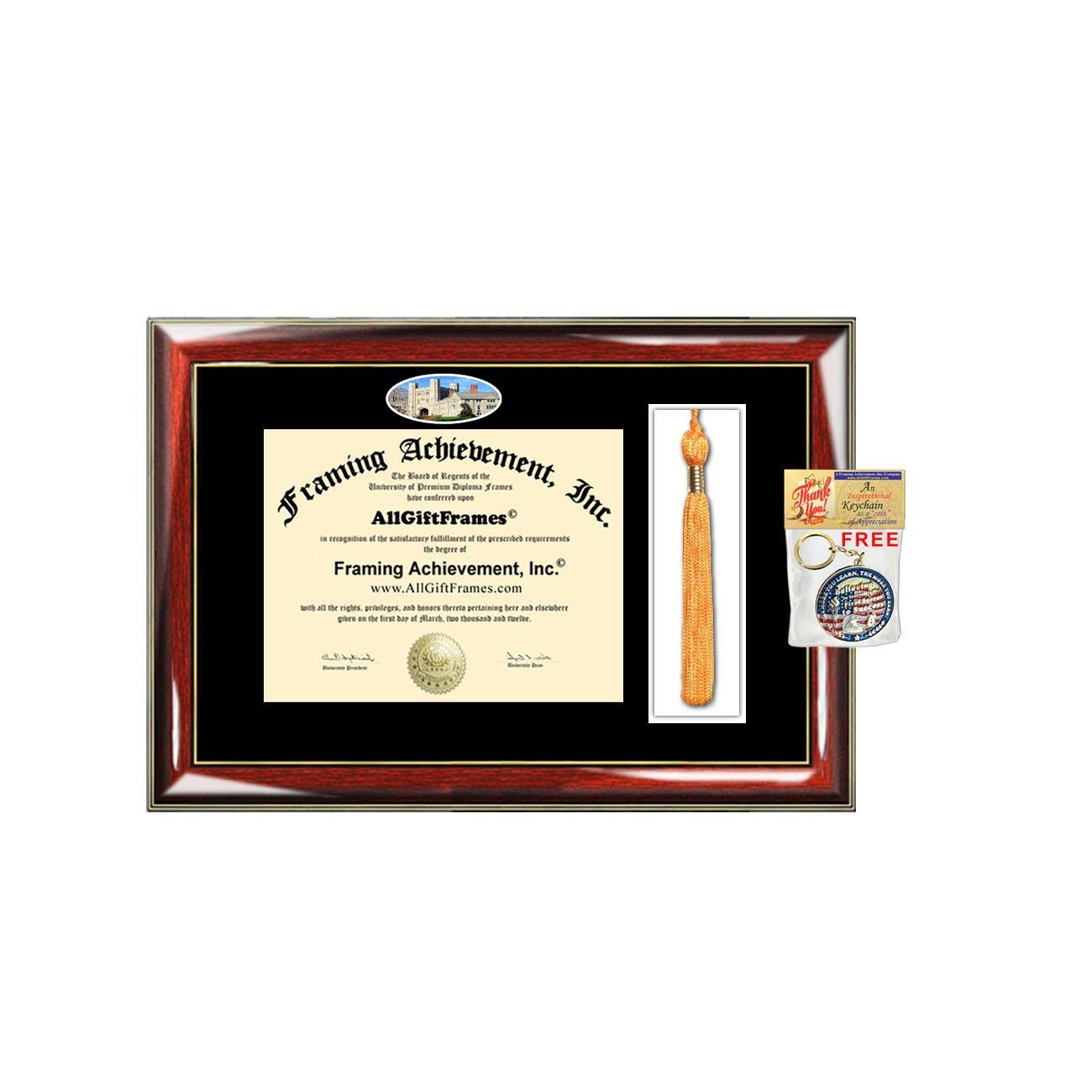 AllGiftFrames Princeton University Diploma Frame Tassel Holder Box School Campus Photo Double Plaque Framing Degree Graduation Gift Bachelor Master MBA Doctorate PHD Certificate Holder Case