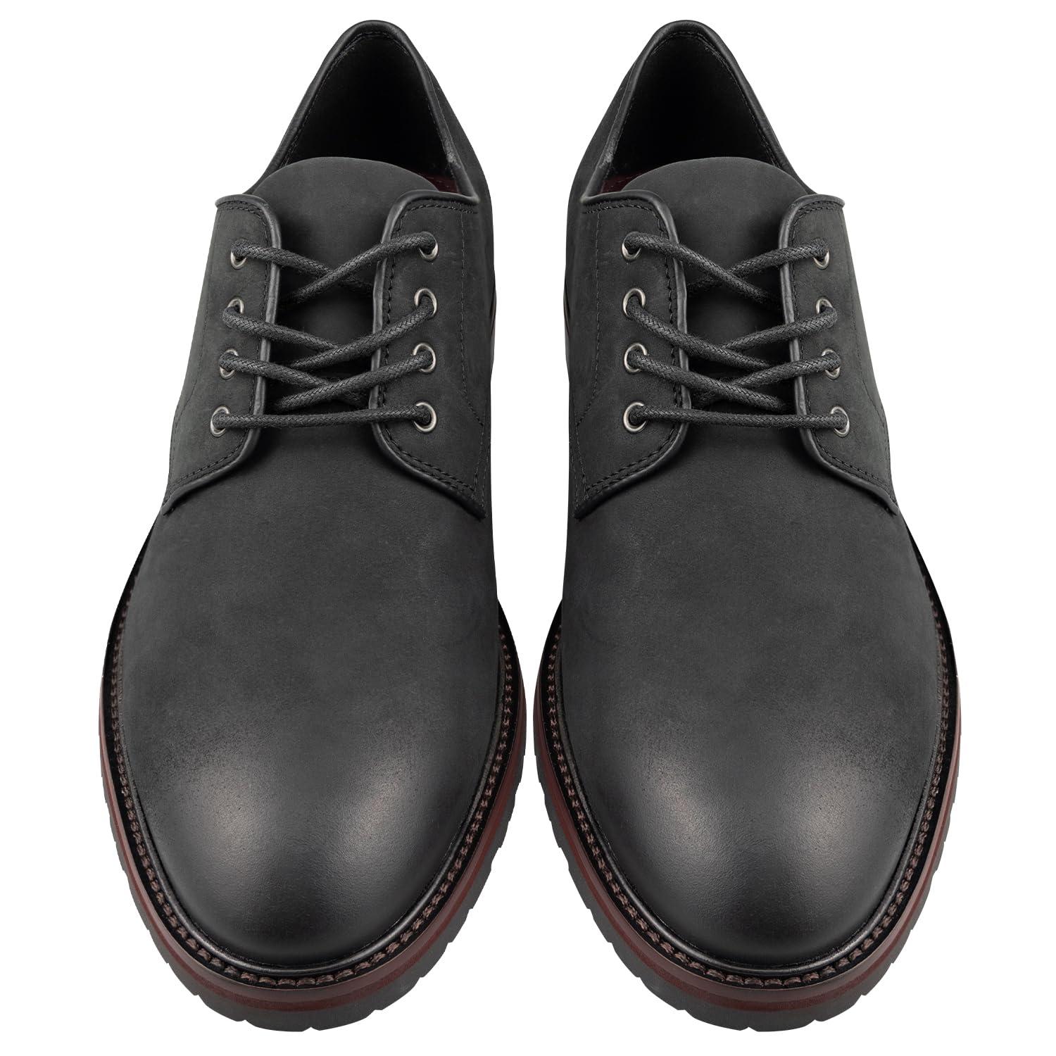 Endoto Endoto Waxed Shoelaces for Cole Haan Replacement Round Shoe Laces Oxford Golf Shoes(Color:Black,Size:44Inch)