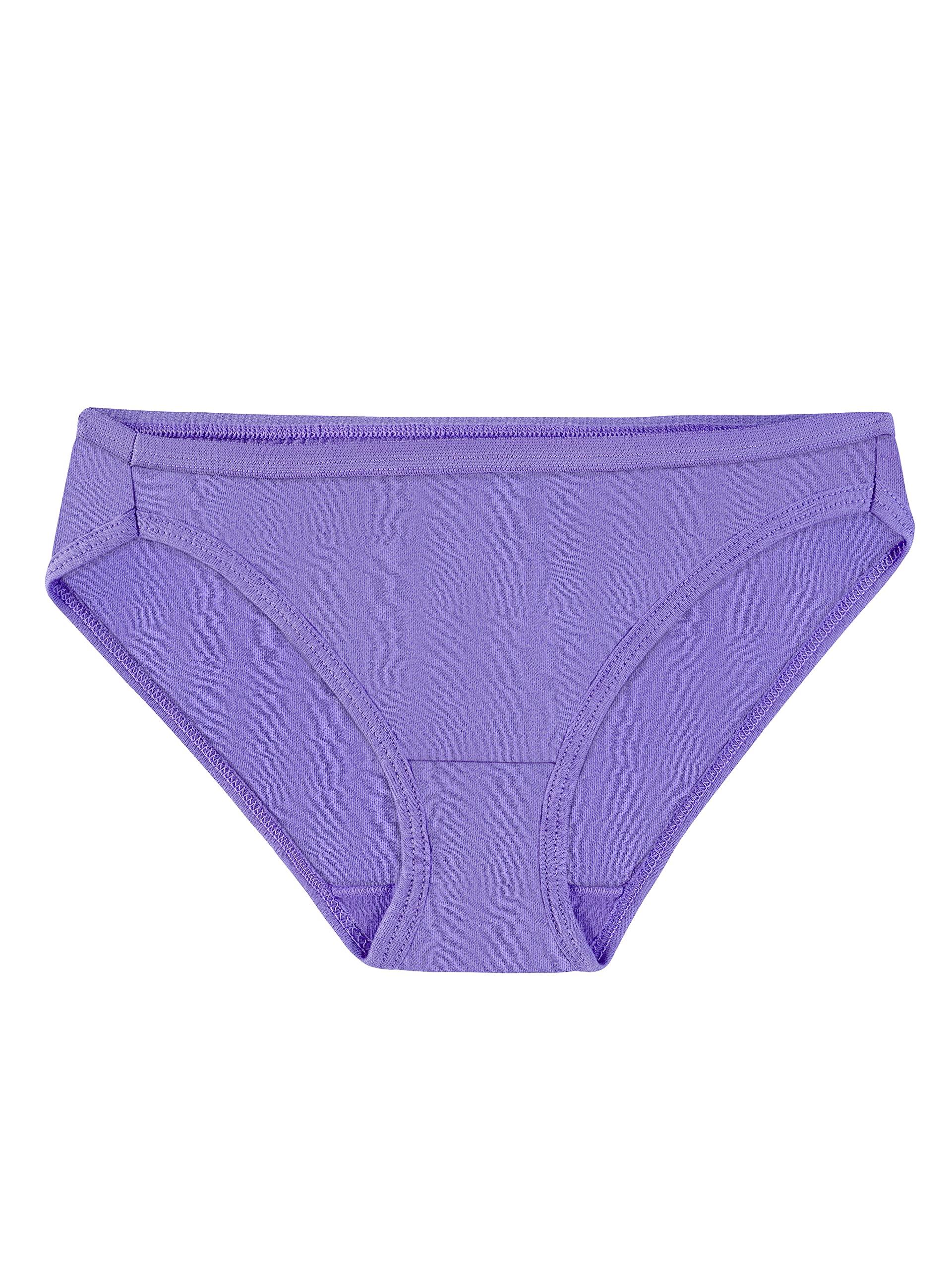 Fruit of the Loom Fruit of the Loom Girls' Little Cotton Bikini Underwear Multipacks, 10 Pack-Fashion Assorted, 6