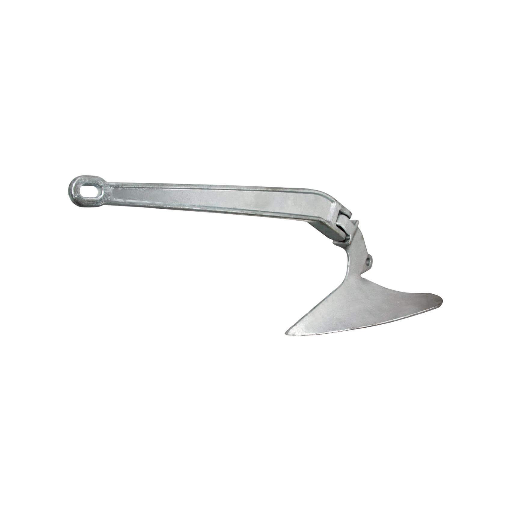 Norestar Norestar 35 Pound Galvanized Steel CQR/Plow Boat Anchor for Boats up to 32 Feet