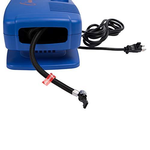 Champion Sports Champion Sports Electric Ball Pump for Basketball, Soccer, Volleyball, with Needle, Gauge, Hose - Quiet, Fast Air Pumps for Balls with up to 125 PSI - Premium Ball Inflator for Gyms, Schools