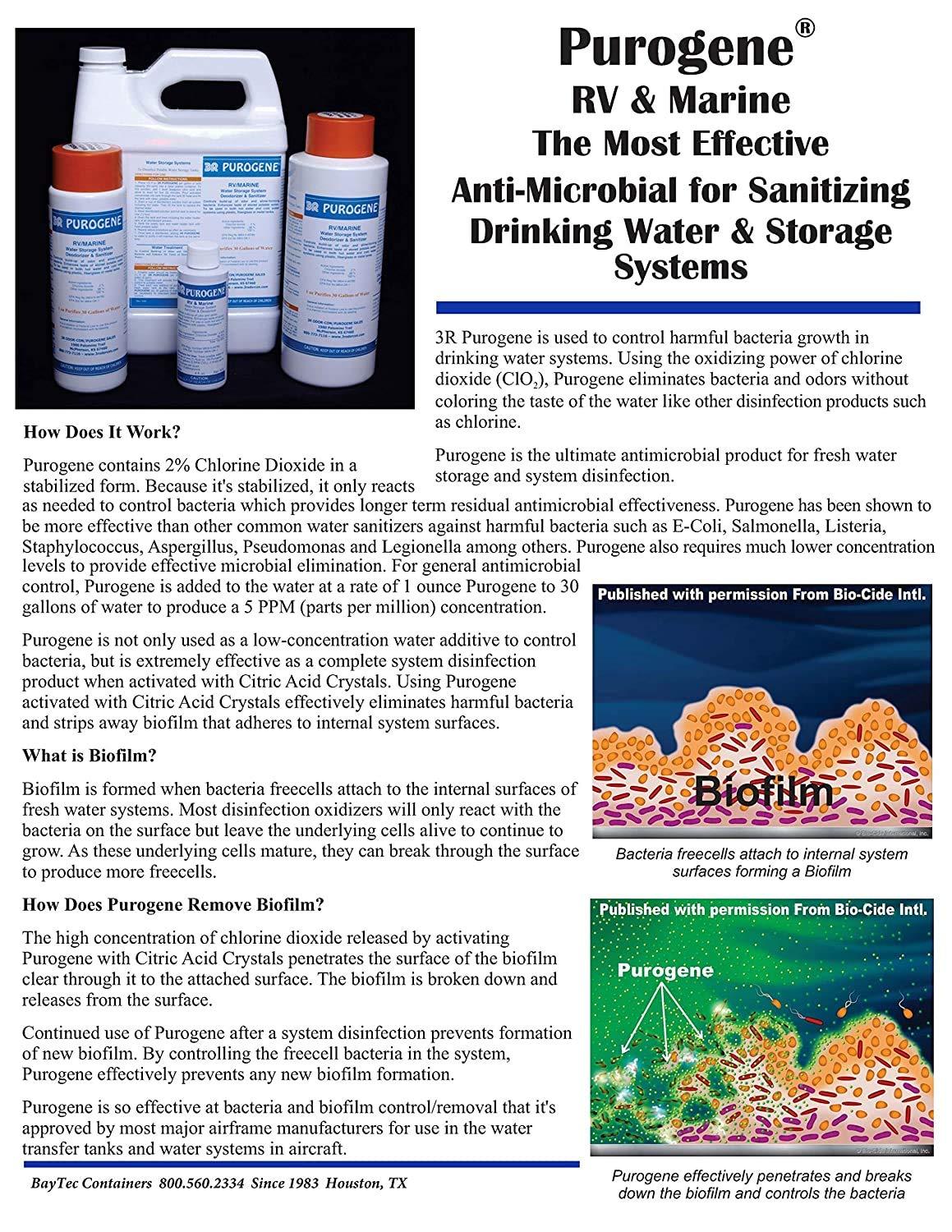 BayTec BayTec 128oz 3R Water Treatment Preserver and Maintainer for Drinking Water Treatment. Provides for Long-Term Storage of Drinking Water