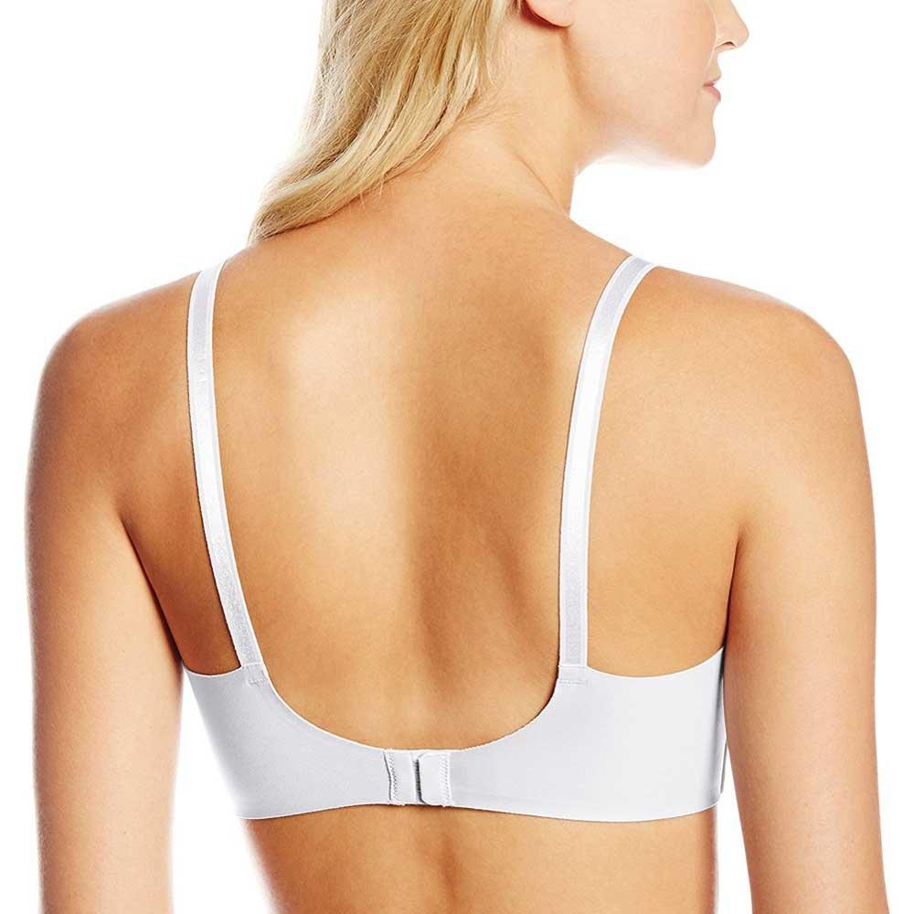 Warner's Warner's Women's No Side Effects Underarm-Smoothing Comfort Wireless Lightly Lined T-Shirt Bra 1056, White, 38B
