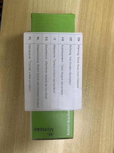 Mimoke Mimoke Square Tapered Bottom Bracket BSA Innenlager Bearing 68mm x 113mm 116mm 118mm 122.5mm 124mm 126mm (126)