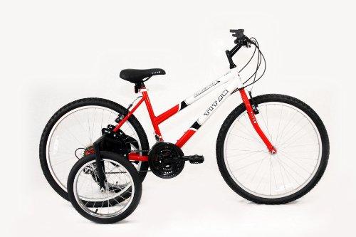 Titan Bike USA Heavy-Duty Stabilizer Wheels for Adult Bicycles, The Original Training Aid for Full Size Bikes with a 24" to 27" Inch Wheel, Supports Over 250 LBS, Patented Design, Black, 16-Inch (1000)