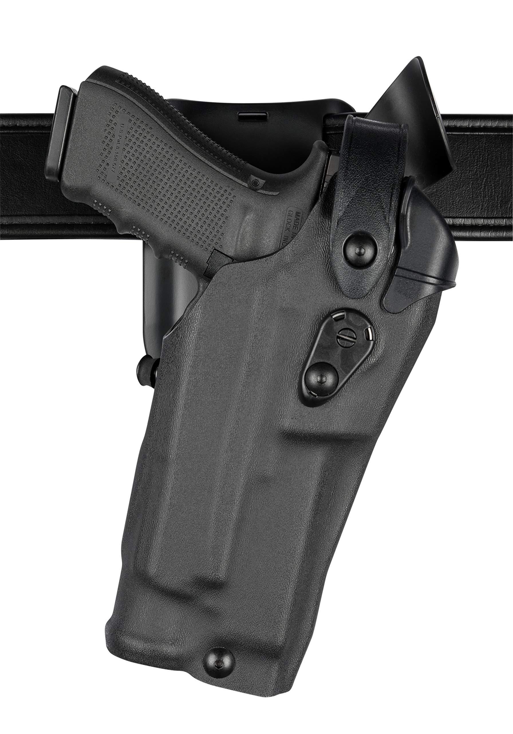 Safariland Safariland 6365RDS Level Three Retention Duty Holster, Red Dot Sight Compatible, STX Plain Black, Left Hand, Fits: Glock 34/35 Surefire X300U