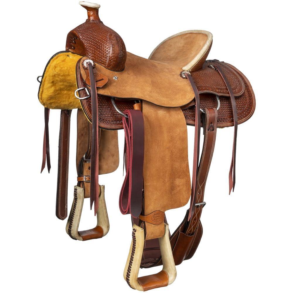 Tough 1 Silver Royal Bodie Hard Seat Ranch Saddle 16