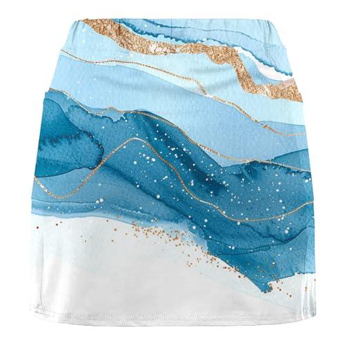 Generic Generic Skorts for Women with Pockets Plus Size Athletic Gym Workout Skirt Tummy Control Running Tennis Golf Workout Shorts, 3X-Large