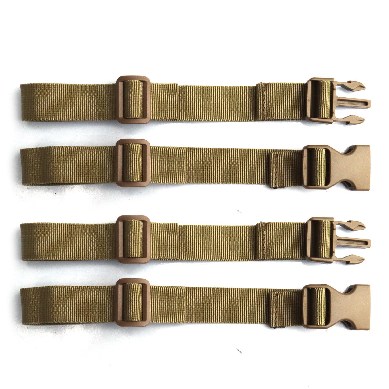 ONE WVW PIN ONE WVW PIN Backpack Chest Strap for Adults and Kids, 2 Set Sternum Straps for Backpacks, Adjustable Outdoor Backpack Accessories w.Quick Release Buckle for Hiking Climbing Riding running (Khaki)