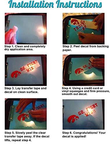 Southern Decalz Room For Rent Business Sign - Vinyl Decal Sticker - 5\" x 3.75\" - Blue Flames