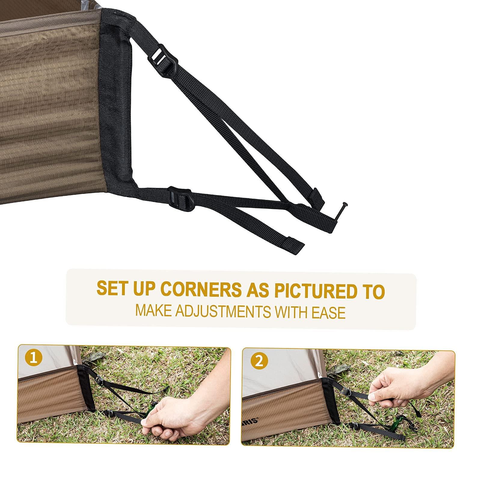 OneTigris OneTigris Camping Combo: OneTigris Camping Tent Bathtub Floor and OneTigris Bulwark Camping Tarp