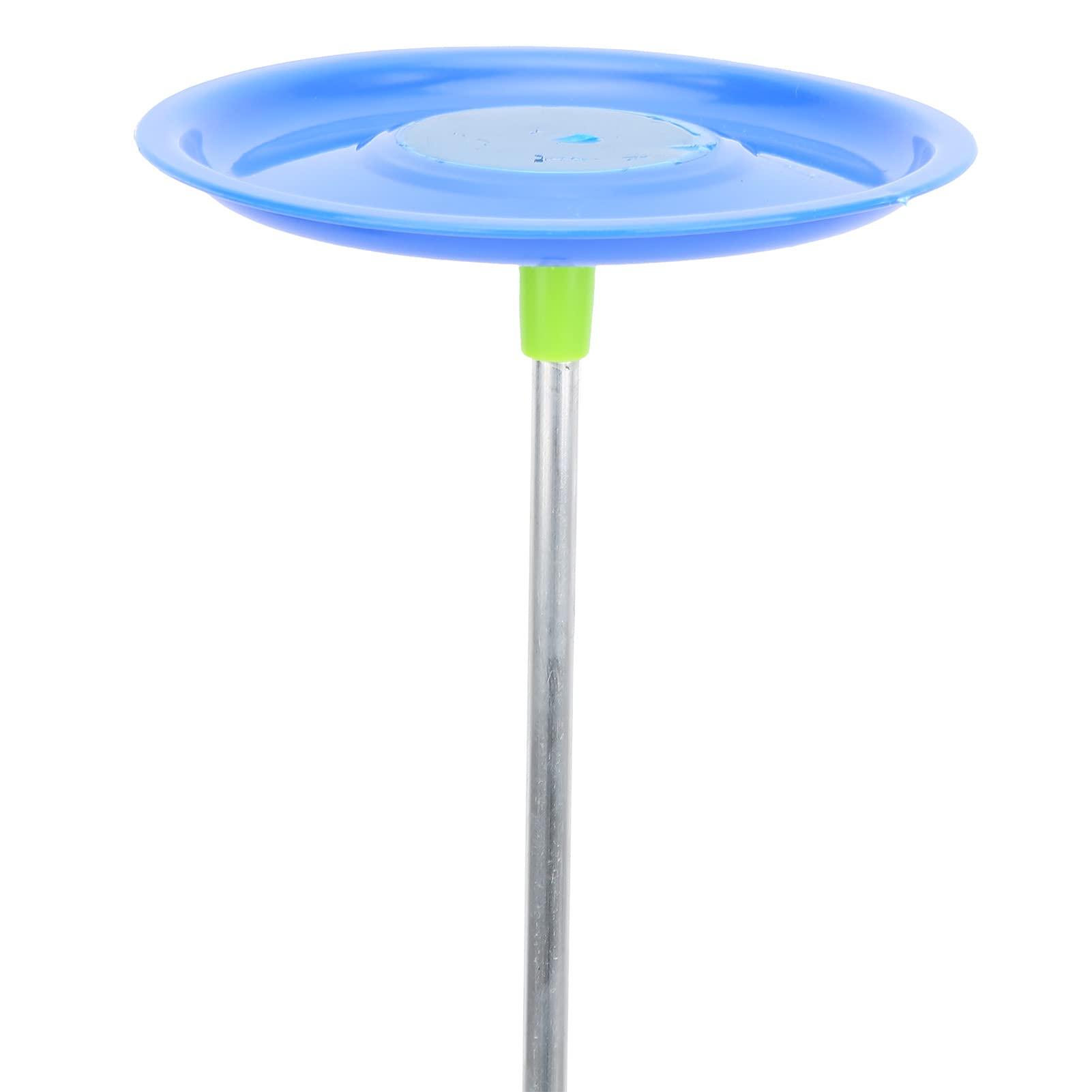 Yuecoom Bait Tray Plastic Aluminum Alloy Magnetb Bait Tray Strong Durable Magnetic Fishing Accessories with Ground Plug for Outdoor Fishing Blue and Green(Blue)