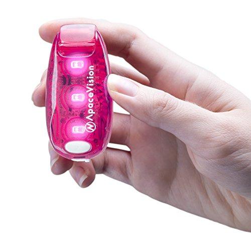 Apace Vision EverLightFX USB Rechargeable LED Safety Light (2 Pack) by Apace - Super Bright Bike Tail Light Works Brilliantly as Running Light for Joggers, Pets, Bicycle Strobe or Rear Clip On Lights